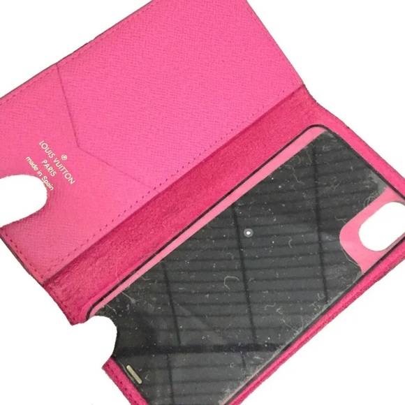 Louis Vuitton authentic iPhone X folio case . 1F4025 - Picture 1 of 6